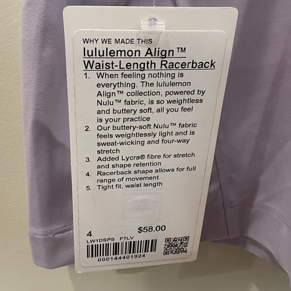 Lululemon Align Racerback Tank Top - Picture 4 of 4